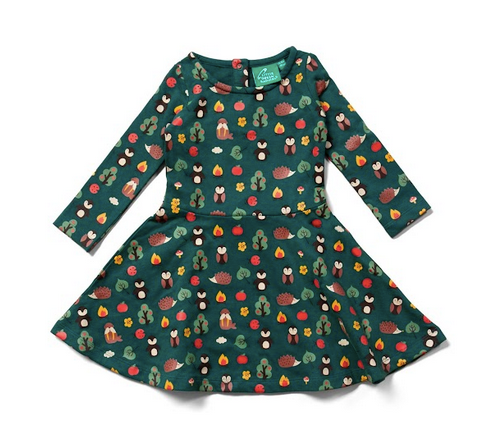 Little Green Radicals Woodland Walk Long Sleeve Spinny Dress – Baybee  Clothes LLC